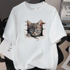 Womens Trendy Stylish Cotton Short-sleeve Top