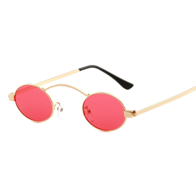 Fashionable small frame round sunglasses