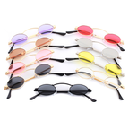 Fashionable small frame round sunglasses