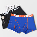 Men's Pure Cotton Briefs With Trendy Prints, Breathable And Sporty