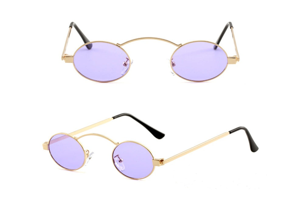 Fashionable small frame round sunglasses