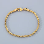 Stainless Steel Twisted Chain Men's