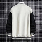 Men's Baseball Jacket Fashion Casual Letter Number Print Button-down Tops Streetwear Clothing