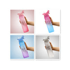 Water Bottle Scrub Bounce Cover Straw Space Cup Sports Water Bottle