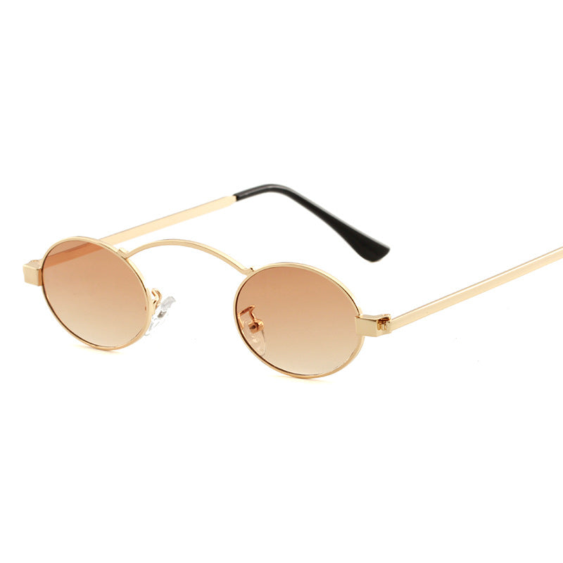 Fashionable small frame round sunglasses