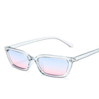 Retro colorful square small frame sunglasses