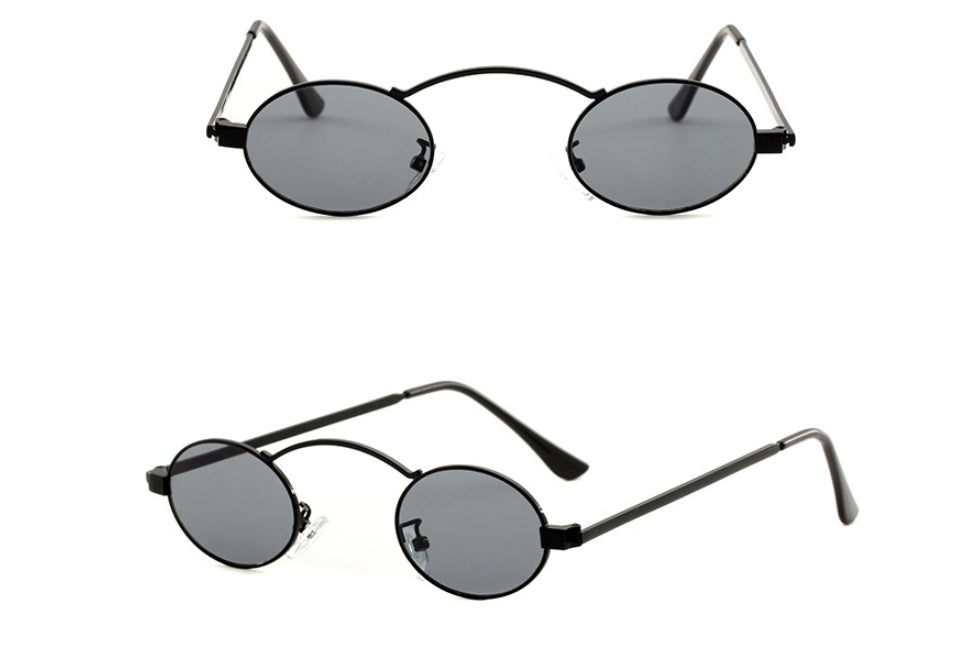 Fashionable small frame round sunglasses