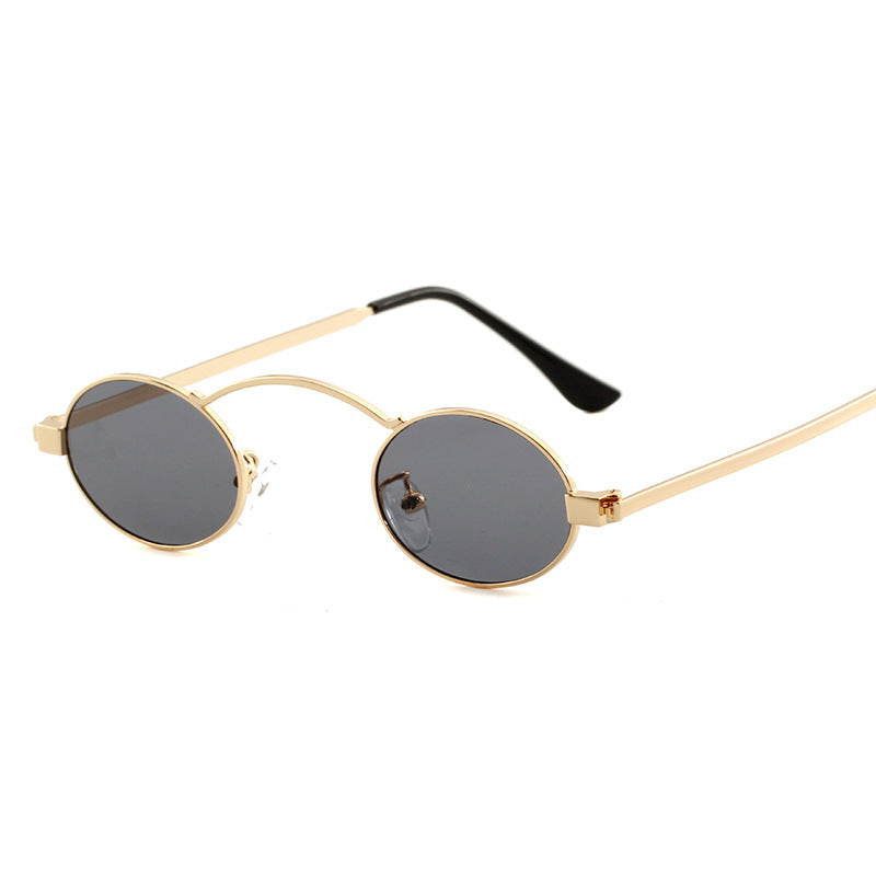 Fashionable small frame round sunglasses