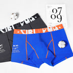 Men's Pure Cotton Briefs With Trendy Prints, Breathable And Sporty