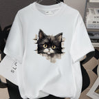 Womens Trendy Stylish Cotton Short-sleeve Top