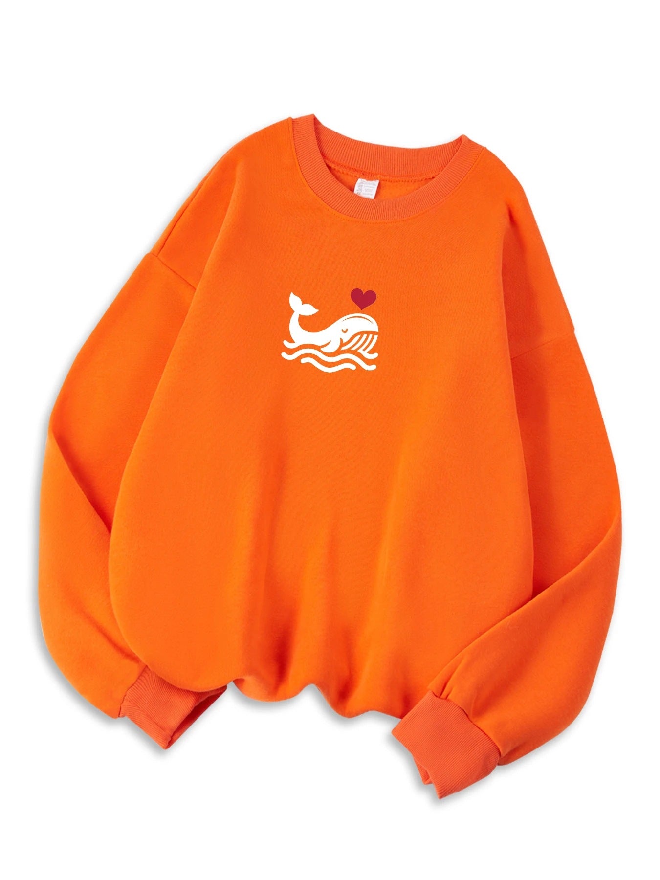 Womens Casual Sweatshirt With Print Cozy Hoodie For Fall Soft Wool Blend