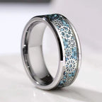 Men's Wide Titanium Steel Plain Ring