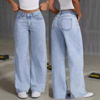 Sweet And Spicy Style High Waist Straight Jeans Women's Clothing