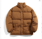 Mens Thickened Oxford-Coated Three-Proof Insulated Cotton-Padded Jacket