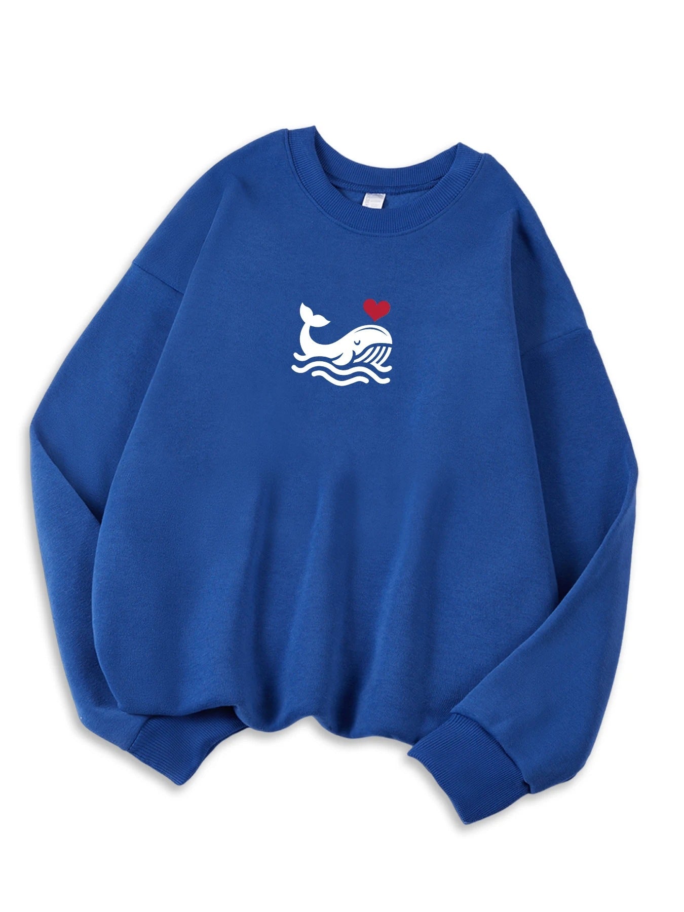 Womens Casual Sweatshirt With Print Cozy Hoodie For Fall Soft Wool Blend