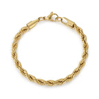 Stainless Steel Twisted Chain Men's