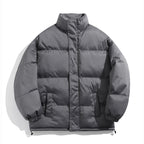 Mens Thickened Oxford-Coated Three-Proof Insulated Cotton-Padded Jacket