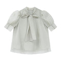 Bow Puff Sleeve Top Women's Design Sense